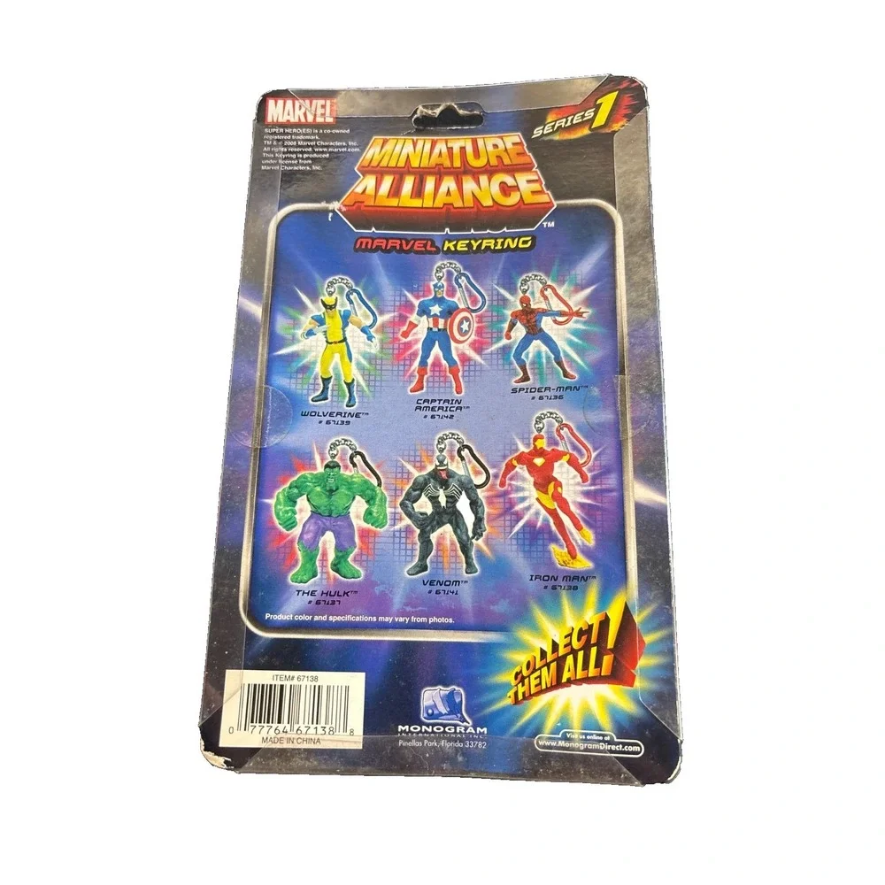 Marvel Miniature Alliance - Iron Man PVC Figurine Keychain